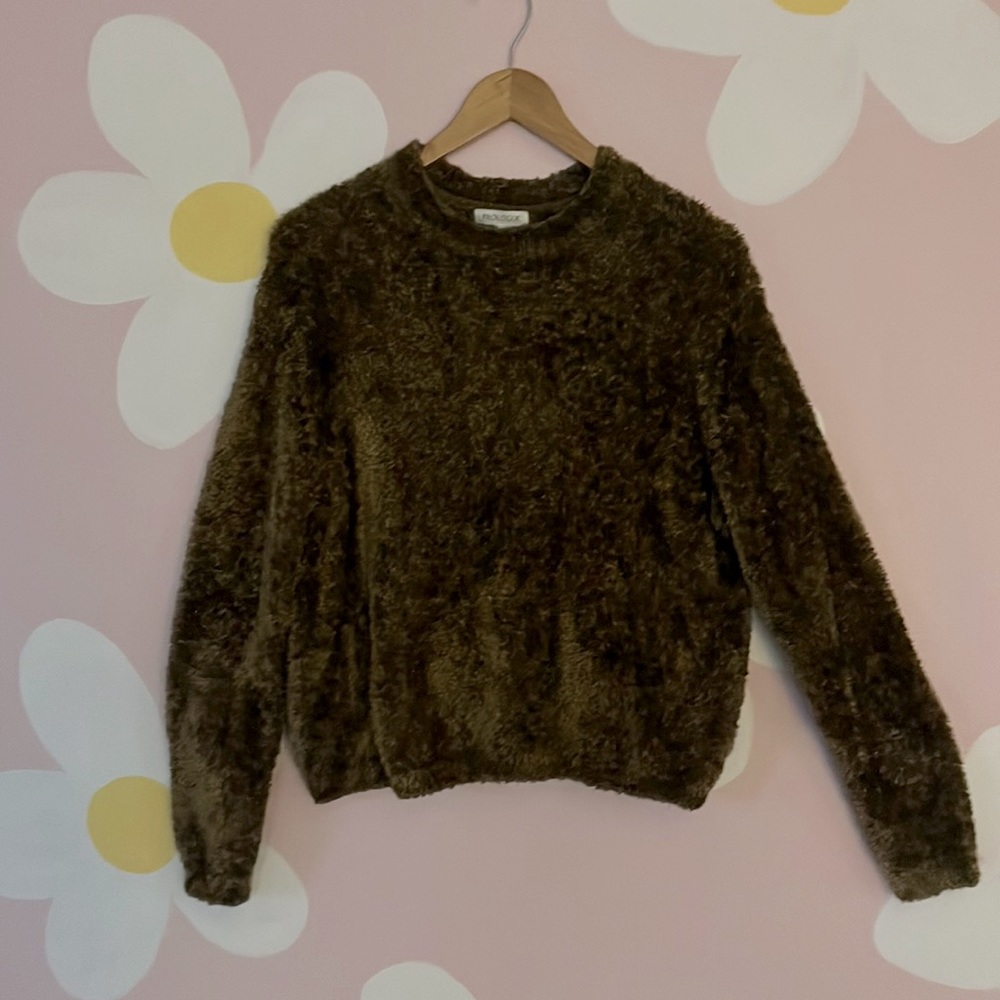 Prologue Target Brown Super Fuzzy Soft Long Sleeve Teddy Bear Size Small